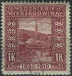 Obrázek k výrobku 39205 - 1910, Bosna a Hercegovina, 057, 80. narozeniny Císaře Františka Josefa I.: Vojenské poštovní auto ⊙