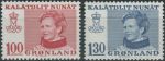 Obrázek k výrobku 39510 - 1976, Grónsko, 0098/0099, Výplatní známky: Poštovní přeprava v Grónsku ∗∗