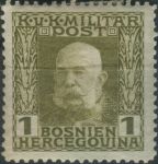 Obrázek k výrobku 39607 - 1906, Bosna a Hercegovina, 030N, Výplatní známka: Mostar s mostem ∗