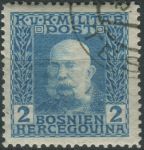 Obrázek k výrobku 39613 - 1912, Bosna a Hercegovina, 064, Výplatní známka: Císař František Josef I. ⊙