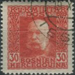 Obrázek k výrobku 39621 - 1912, Bosna a Hercegovina, 072, Výplatní známka: Císař František Josef I. ⊙