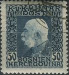 Obrázek k výrobku 39625 - 1912, Bosna a Hercegovina, 076, Výplatní známka: Císař František Josef I. ⊙
