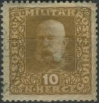 Obrázek k výrobku 39643 - 1916, Bosna a Hercegovina, 100, Výplatní známka: Císař František Josef I. ⊙