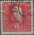 Obrázek k výrobku 39645 - 1916, Bosna a Hercegovina, 103, Výplatní známka: Císař František Josef I. ⊙