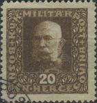 Obrázek k výrobku 39646 - 1916, Bosna a Hercegovina, 104, Výplatní známka: Císař František Josef I. ⊙