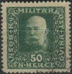 Obrázek k výrobku 39650 - 1916, Bosna a Hercegovina, 108, Výplatní známka: Císař František Josef I. ⊙