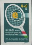 Obrázek k výrobku 39714 - 1982, Maďarsko, 3537A, Pro mládež - Mistrovství Evropy v tenise juniorů, Budapešť ∗∗