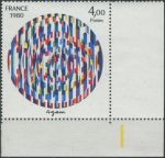 Obrázek k výrobku 39791 - 1980, Francie, 2222, Současné umění ∗∗