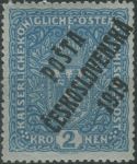 Obrázek k výrobku 39818 - 1919, ČSR I, 0048I, PČ 1919: Výplatní známka velkého formátu z let 1916-1919 (státní znak) ∗∗