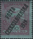 Obrázek k výrobku 39845 - 1919, ČSR I, 0093VV, PČ 1919: Výplatní známka z let 1913-1916 (Turul) ∗∗