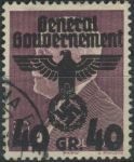 Obrázek k výrobku 39899 - 1939, Německá východní pošta, 013, Výplatní známka: Hindenburg v medailónu ⊙