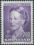 Obrázek k výrobku 40023 - 1990, Grónsko, 0201/0204, Výplatní známky: Královna Markéta II. ∗∗