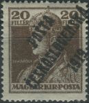 Obrázek k výrobku 40096 - 1919, ČSR I, 0120VV, PČ 1919: Výplatní známka z roku 1918 (král Karel IV.) ∗∗