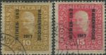 Obrázek k výrobku 40109 - 1916, Bosna a Hercegovina, 117/118A, Spěšné známky pro tiskopisy ⊙