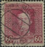 Obrázek k výrobku 40131 - 1917, Bosna a Hercegovina, 127A, Výplatní známka: Císař Karel I. ⊙