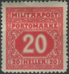 Obrázek k výrobku 40167 - 1916, Bosna a Hercegovina, DL18, Doplatní známka: Číslice ∗