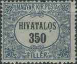 Obrázek k výrobku 40224 - 1921, Maďarsko, SL05t, Služební známka: Secesní rám ∗∗