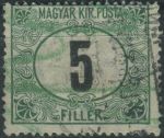 Obrázek k výrobku 40255 - 1914, Maďarsko, DL028Y, Doplatní známka: Secesní rám ⊙