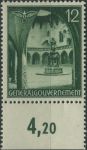 Obrázek k výrobku 40414 - 1940, Generální Gouvernement, 042p, Výplatní známka: Stavby - Krakovská brána, Lublin ∗∗ L H
