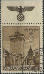 Obrázek k výrobku 40415 - 1940, Generální Gouvernement, 042, Výplatní známka: Stavby - Krakovská brána, Lublin ⊙