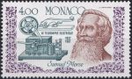 Obrázek k výrobku 40560 - 1987, Monako, 1837, 300. výročí uveřejnění teorie gravitace Isaacem Newtonem ∗∗