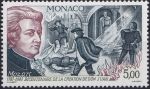 Obrázek k výrobku 40561 - 1987, Monako, 1838, 150. výročí vynálezu elektrického telegrafu Samuelem Morsem ∗∗