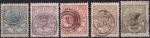 Obrázek k výrobku 40580 - 1858, Dánsko, 0007/0008, Výplatní známky: Korunovační klenoty ve vavřínovém věnci ⊙