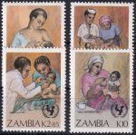 Obrázek k výrobku 40778 - 1983, Zambie, 0282/0285, Parní mašiny ✶✶