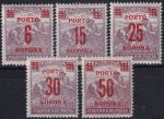 Obrázek k výrobku 40785 - 1922, Maďarsko, DL070/073, Doplatní známka: Ženci ✶✶