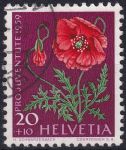 Obrázek k výrobku 41057 - 1959, Švýcarsko, 0688, \"Pro Juventute\": Luční a zahradní květiny - Caltha palustris ⊙