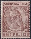 Obrázek k výrobku 41065 - 1913, Albánie, 0033, Výplatní známka: Skanderbeg ✶✶