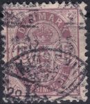 Obrázek k výrobku 41136 - 1902, Dánsko, 0037, Výplatní známka: Znak v oválu ⊙