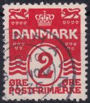 Obrázek k výrobku 41599 - 1905, Dánsko, 0046A, Výplatní známka: Vlnky, s 18 srdíčky ⊙