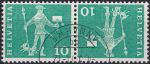 Obrázek k výrobku 41740 - 1960, Švýcarsko, 0697xTb, Výplatní známka: Motivy z historie pošty ⊙