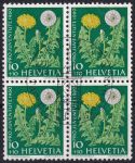Obrázek k výrobku 41762 - 1958, Švýcarsko, 0665, \"Pro Juventute\": Luční a zahradní květiny - Callistephus chinensis ⊙ ⊞