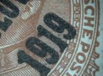 Obrázek k výrobku 42109 - 1919, ČSR I, 0034IIaVV, PČ 1919: Výplatní známka malého formátu z let 1916-1918 (císařská koruna) ✶