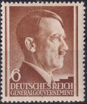 Obrázek k výrobku 42216 - 1941, Generální Gouvernement, 071, Výplatní známka: Adolf Hitler ✶✶