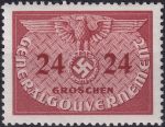 Obrázek k výrobku 42245 - 1940, Generální Gouvernement, SL03, Služební známka: Číslice, velký formát ✶