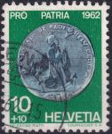 Obrázek k výrobku 42288 - 1962, Švýcarsko, 0751, \"Pro Patria\": 250. výročí narození Jeana-Jacquese Rousseaua ⊙