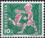 Obrázek k výrobku 42292 - 1962, Švýcarsko, 0758, \"Pro Juventute\": 50 let nadace Pro Juventute - Malus sylvestris var. domestica-Rosaceae ✶✶