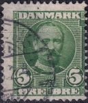 Obrázek k výrobku 42379 - 1907, Dánsko, 0053, Výplatní známka: Král Frederik VIII. ⊙