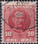 Obrázek k výrobku 42380 - 1907, Dánsko, 0053, Výplatní známka: Král Frederik VIII. ⊙