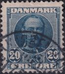Obrázek k výrobku 42381 - 1911, Dánsko, 0055b, Výplatní známka: Král Frederik VIII. ⊙