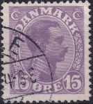 Obrázek k výrobku 42388 - 1913, Dánsko, 0069b, Výplatní známka: Král Kristián X. ⊙