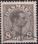Obrázek k výrobku 42397 - 1920, Dánsko, 0098, Výplatní známka: Král Kristián X. ⊙