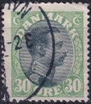 Obrázek k výrobku 42401 - 1919, Dánsko, 0100, Výplatní známka: Král Kristián X. ⊙