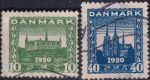 Obrázek k výrobku 42421 - 1921, Dánsko, 0114/0115, Připojení Severního Šlesvicka k Dánsku (II) ⊙