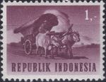Obrázek k výrobku 42646 - 1964, Indonésie, 0448, Výplatní známka Transport a doprava - Letadlo Convair 990A Coronado ✶✶
