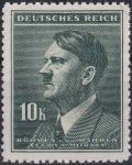 Obrázek k výrobku 42710 - 1942, Protektorát, 094, Výplatní známka: Adolf Hitler ✶✶