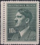 Obrázek k výrobku 42711 - 1942, Protektorát, 096, Výplatní známka: Adolf Hitler ✶✶